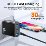 65W 5 Port USB C Charger - Image 2