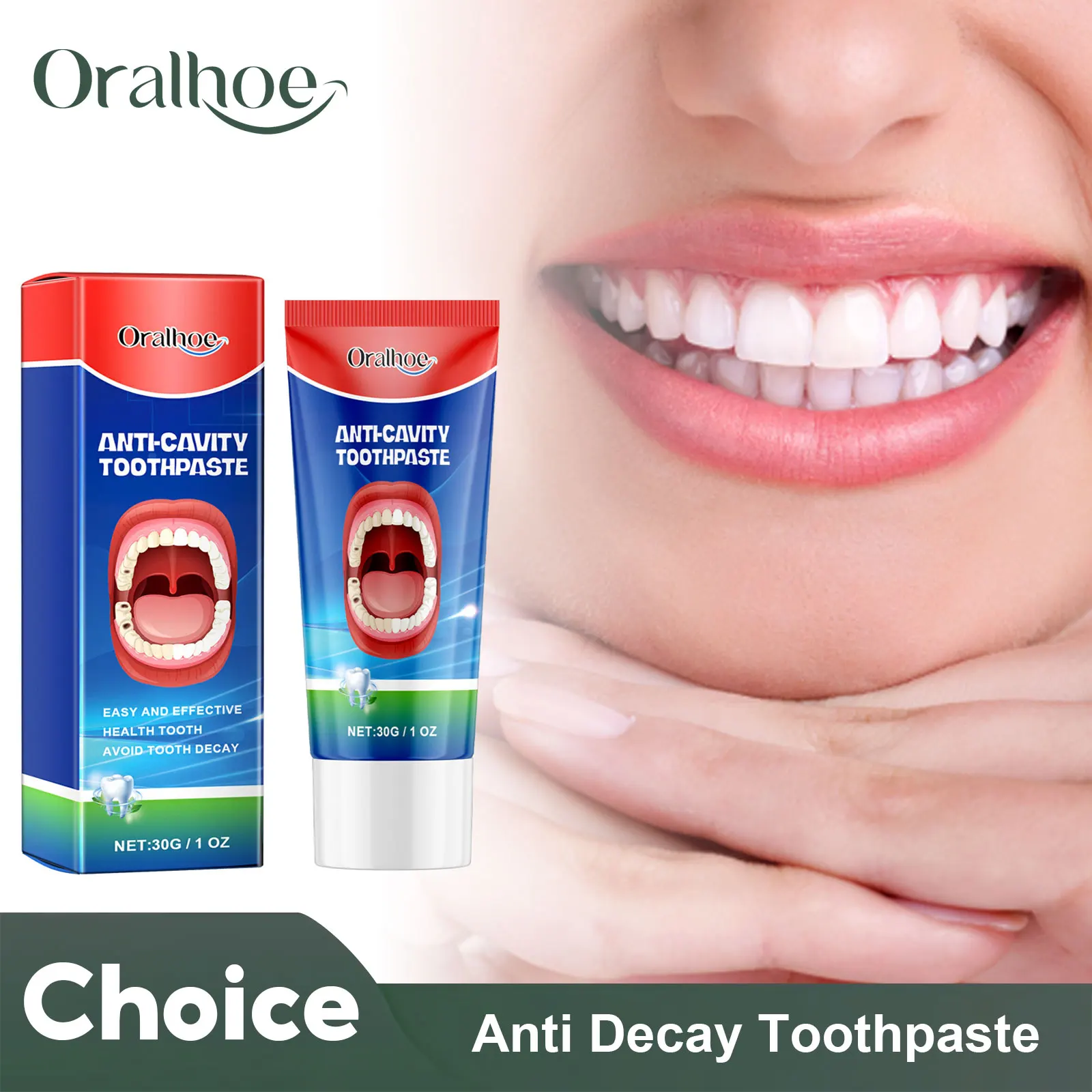 Sb4ce1f594ccc40ee969a9171e10981ach.webp Anti Decay Toothpaste Dental Caries Repair Protect Teeth Remove Plaque Toothache Relieve Periodontitis Deep Cleaning Toothpaste - Image 1