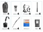 2pcs 4pcs 6pcs  Baofeng BF-888S With Headphones 5km Long Range Walkie Talkie Two Way Radio Channel 16 self-driving travelling - Image 9