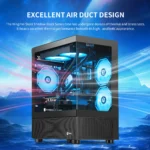 Ningmei Lumishore Gaming PC AMD Ryzen 7 5700X NVIDIA RTX 5060 32GB RAM 1TB SSD Wifi PC Gaming - Image 5