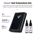 ​​Professional UV Light Hair Extension Kit with Glue Fast Grafting Traceless & Long Lasting Complete Salon Styling Tools Set