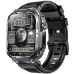 EIGIIS 2024New Smart Watch Men 3ATM Waterproof 2.02″S320B With Compass And LED Flashlight Sports And Fitness Tracking Heart Rate