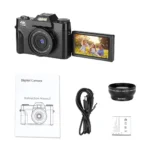 Vintage Digital Camera 16X Digital Zoom 4K WIFI Retro Vlog Recorder YouTube 3.0 "Flip Screen Compact Digital  Photography Camera - Image 8
