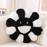 Aesthetic Sunflower Plush Pillow Cute Flower Stuffed Cushion Rainbow Floral Decorative Pillow Office Chair Back Pillow Decor - Image 9