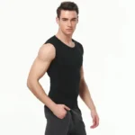 1/3/5 pcs Men's Cotton Sleeveless Thin Vest Young Men's Wide-shouldered Sports Fitness Slim Vest Thin Joker Tight Vest Breathabl - Image 2