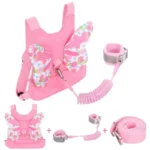 Toddlers Leash Anti Lost Wrist Link Child Kids Safety Harness Kids Walking Wristband Assistant Strap Belt for Girl Pink Gift - Image 13