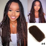 QVR Afro Kinky Bulk Hair No Attachment 50g Afro Curly Bulk 100% Human Hair Unprocessed Virgin Remy Braiding Hair for Dreadlocks - Image 13