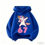 Autumn SIX SEVEN Funny Children Hoodies Level 67 Chaos Hooded Sweatshirt Kids Boy Girl Streetwear Graphic Casual Sport Pullover