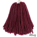 14inch 70g/Pack Faux Locs Synthetic Braiding Hair Extensions Afro Hairstyles Soft Dreadlock Brown Black Bug Crochet Braids - Image 7