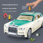 1:32 Simulation Rolls-Royce Phantom Model Car Model Ornaments Luxury Plastic Car Sedan Children’s Toy Car Boy Collection