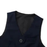 Kids Uniform for Boys Girls Vest 4 PCS Long Sleeve Autumn Back to School Clothing Set Teenage Preppy Style Daily Fashion Dress