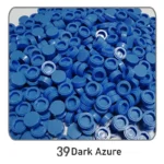 1000 Pcs City Building Blocks Flat Tile 1x1 98138 Round Bricks DIY Enlighten Blocks Parts Blocks for Children Boys Girls Gifts - Image 9