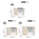 025 New Laptop Sleeve Bag Suitable for Apple MacBook Air 13.3inch M3, Huawei Matebook 14, Lenovo Xiaoxin Pro 16, Women’s 15, Men’s M4 Protective Case, Xiaomi 15.6