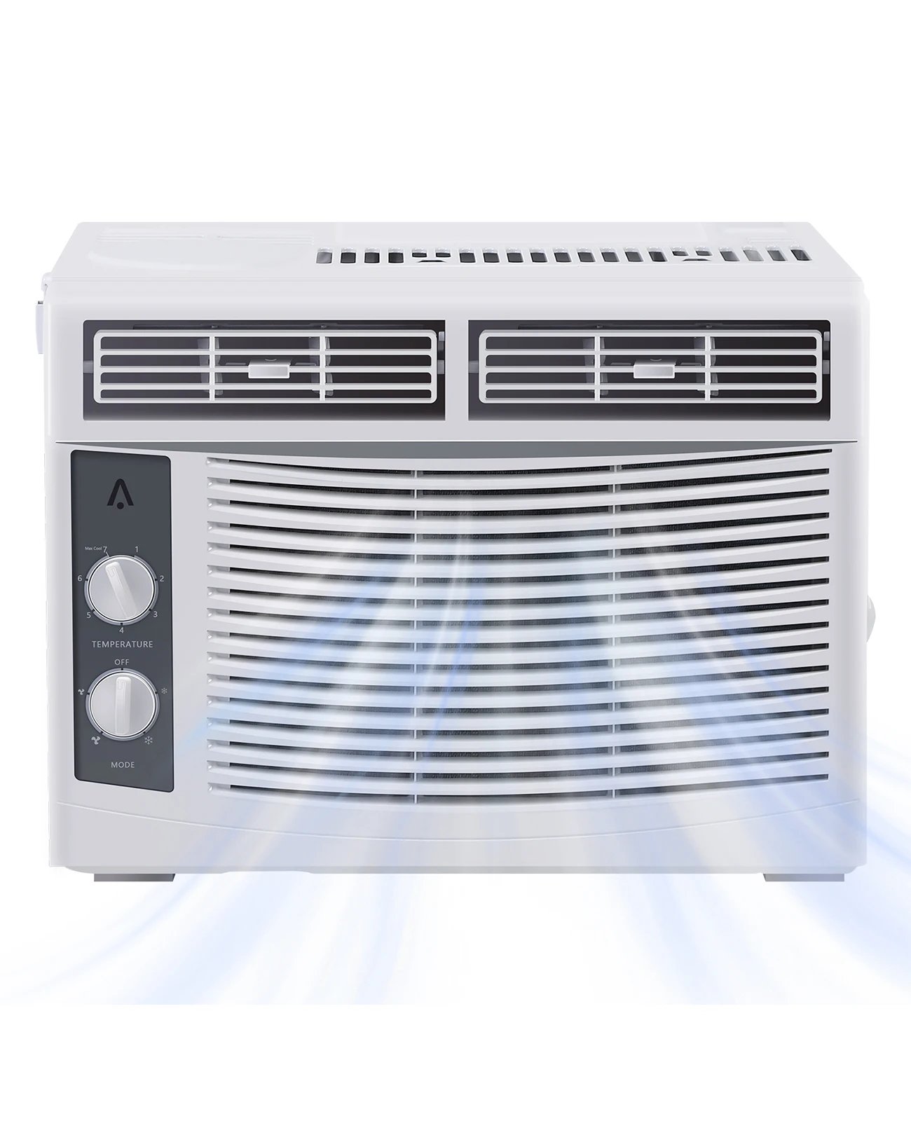 Sb86194c017404f1cbe1dd4a6db0af1850-1.webp 5000 BTU Window Air Conditioner Quiet AC Unit With Remote 2-Way Airflow Cools 150 Sq.Ft Room For Bedroom Apartment Dorm Office - Image 1
