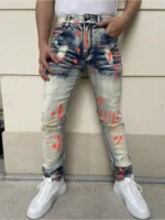 Men's Y2K-Style Denim Pants - Image 7