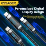 Essager 240W USB Type C To USB C Cable 100W PD 3.1