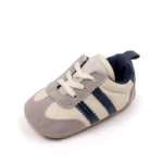 Baby Casual Sports Shoes for Spring Autumn High-Quality TPR Sole Anti-Slip Prewalker For 0-18M Girls And Boys BLS4034