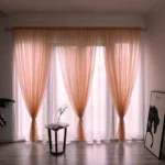 100x200cm 1PC Solid Color Sheer Curtain For Living Room Window String Curtains Bedroom Drape Panel Tulle Treatments