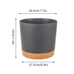 Plastic Flowerpot Flower Plant Pot Balcony Courtyard Potted Plants Bonsai Flowerpot with Drainage Home Garden Tray macetas - Image 12