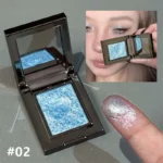Chameleon Dark Green Eyeshadow Palette Fine Easy-To-Apply Sparkling Pearlescent Mashed Potato Eye Shadow Brightening Makeup - Image 14