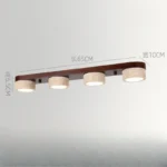 corridor lamp Walnut ceiling lights ash wood led lights for room living room Spotlights Porch light home decor lighting - Image 8