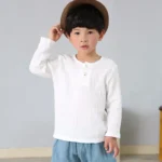 Baby Organic Cotton T-shitrs Newborn Toddlers Boys Tops Casual Spring Summer Cute Soft Muslin Clothes 0-6Years Soft T Shirt - Image 6