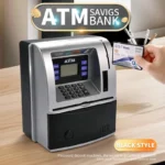 ATM Savings Box Household Portable Change Storage Container Men’s and Women’s Creative Password Box Gift