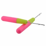 Crochet Hook Plastic Crochet Hook Needle For Hair Weaving Hook Needles 10/15 Pcs Dreadlock Knit Hair Weaving Crochet Needle Hook