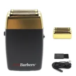 11000 RPM POP Barbers P620 Professional Electric Men’s Beard Trimmer Double Foil Shaver Electric Shaver USB Hair Cutting Machine