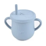 Kids Cup Silicone Food Storage Box Solid Color Baby Sippy Cup Portable Children Snacks Container with Lid Scale BPA Free 200ml - Image 12
