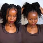 QVR Afro Kinky Bulk Hair No Attachment 50g Afro Curly Bulk 100% Human Hair Unprocessed Virgin Remy Braiding Hair for Dreadlocks - Image 4