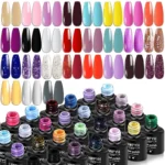Nail Polish Kit Acrylic Nail Kit Poly Nail Gel Set With Nail Lamp Nails Extension Glitter Gel UV Building Gel Manicure Tools Set - Image 4