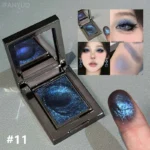 Chameleon Dark Green Eyeshadow Palette Fine Easy-To-Apply Sparkling Pearlescent Mashed Potato Eye Shadow Brightening Makeup - Image 12