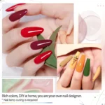 36pcs Gel Nail Polish Set, 32 Colors Nude Pink Green Blue Colors Gel Polish with Glossy & Matte Top Base Coat Soak Off Gift - Image 4