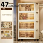 Foldable Storage Box with Clear Door - Spacious, Durable, and Easy-to-Assemble - Ideal for Organizing Clothes, Books, Toys, and - Image 8