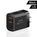 40W USB Charger Quick Charge 3.0 Dual Ports