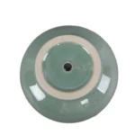 Green Reactive Glaze Ceramic Planter with Drainage Stylish Indoor Pot Plants Decor Tabletop and Shelf Display - Image 4
