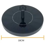 Mini Solar Water Fountain Pool Pond Waterfall Fountain Garden Decoration Outdoor Bird Bath Solar Powered Fountain Floating Water