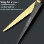6 Inch Barber Scissors Kit Hair Cutting Scissors Barber Accessories Professional Tail Comb Cape Set - Image 3