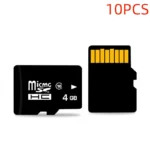 10pcs 8/16/32/64/128GB Flash Memory Card Portable High Speed Micro TF Card for Android Smartphone Tablet Camera Accessories