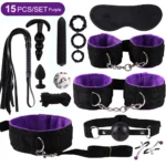 Sex toys for women BDSM sexual couples kit erotic accessories handcuffs for session Anal plug sex - Image 14