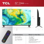 32″ Class 3-Series ull HD 1080p LED Smart u TV – 32S359