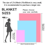 1pc Personalized picture and text customized blankets, gift blankets tailored for children, parents, lovers, lovers, and friends - Image 2