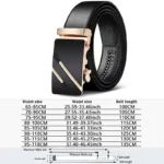 Men Belts Automatic Buckle Belt Genune Leather High Quality Belts For Men Leather Strap Casual  Buises  for Jeans - Image 21