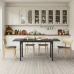 47.2-63‘’ Modern Extendable Dining Table for Small Spaces, Expandable Kitchen Table, Space Saving Wooden Desk Furniture - Image 2