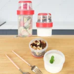 Portable Double-layer Sealed Storage Cup, Fruit Snacks, Mother and Baby Food Storage Cup, Outdoor Fat Reducing Salad Cup - Image 4