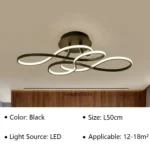 Modern Ceiling Lamp LED Chandelier for Living Dining Room Bedroom Aisle Balcony Home Decoration Indoor Lighting Fixture Luster - Image 10