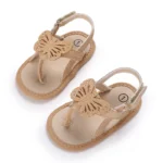 Spring and summer baby shoes cute indoor baby slippers baby toddler learning to walk girl sandals first step walker 0-18M