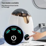 Portable Mini Washing Machine Semi Auto Blue Light Sanitize Mini Washer Spin Dryer Compact Dorm Travel Underwear Socks White - Image 4
