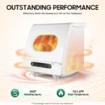 Smart home disinfection small desktop home free installation fully automatic disinfection and drying 6 sets of dishwashers